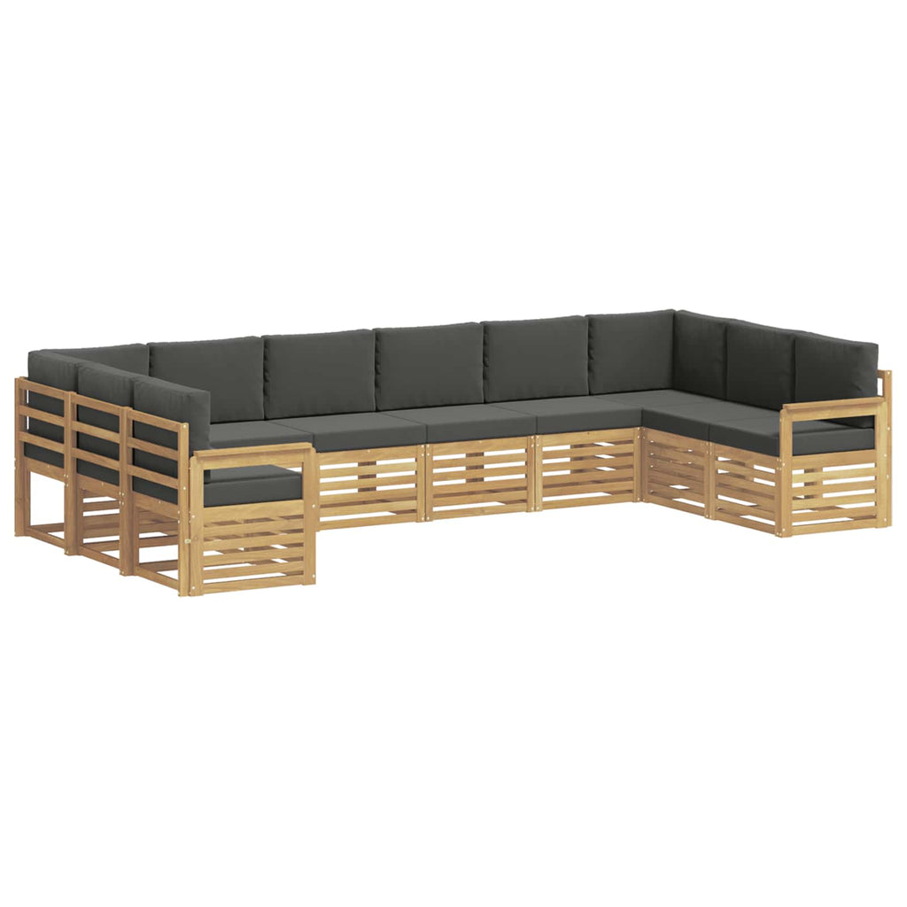 vidaXL Zestaw sof na zewnątrz 7 pcs Biały i Antracytowy