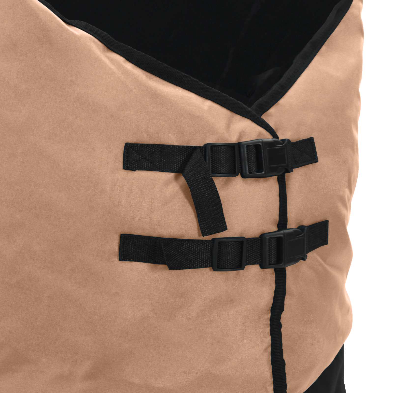 vidaXL Koc dla Koni Cappuccino 145 cm Poliester