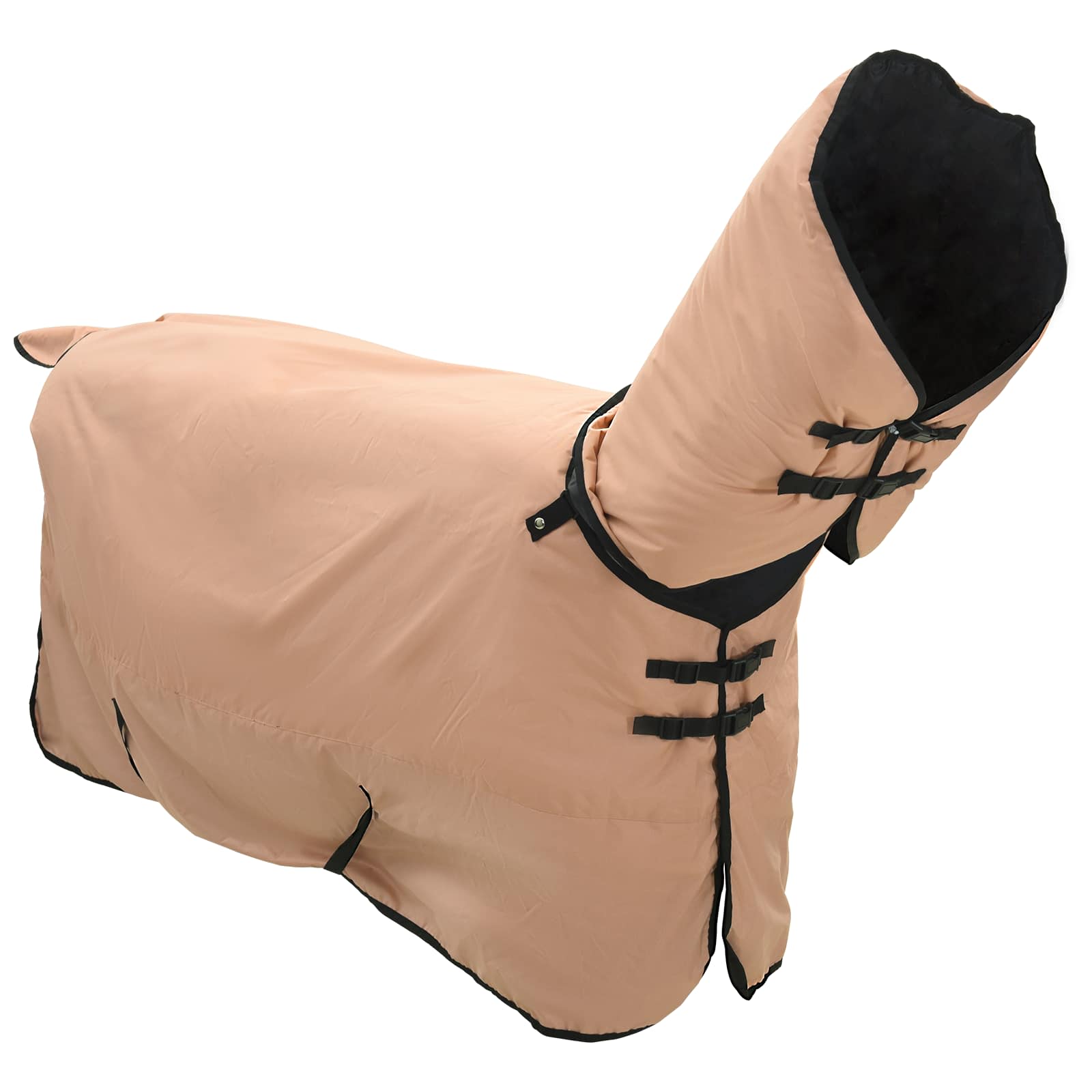 vidaXL Koc dla Koni Cappuccino 145 cm Poliester