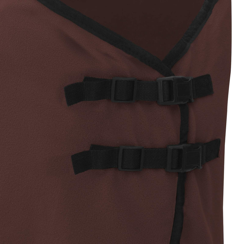 vidaXL Koc dla Koni Pełny Ciemny Brąz 105 cm Poliester
