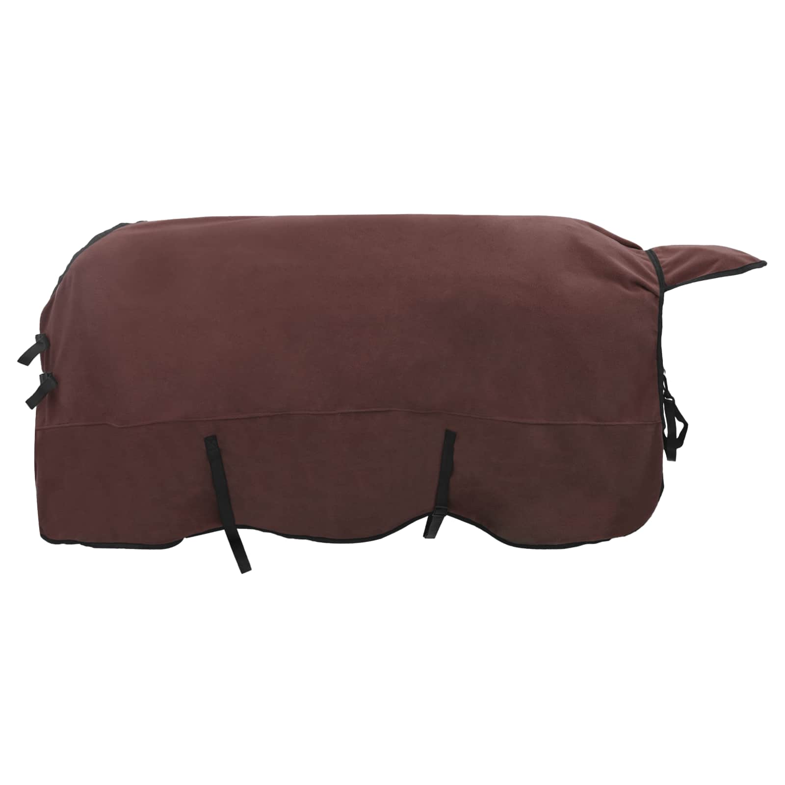 vidaXL Koc dla Koni Pełny Ciemny Brąz 125 cm Poliester