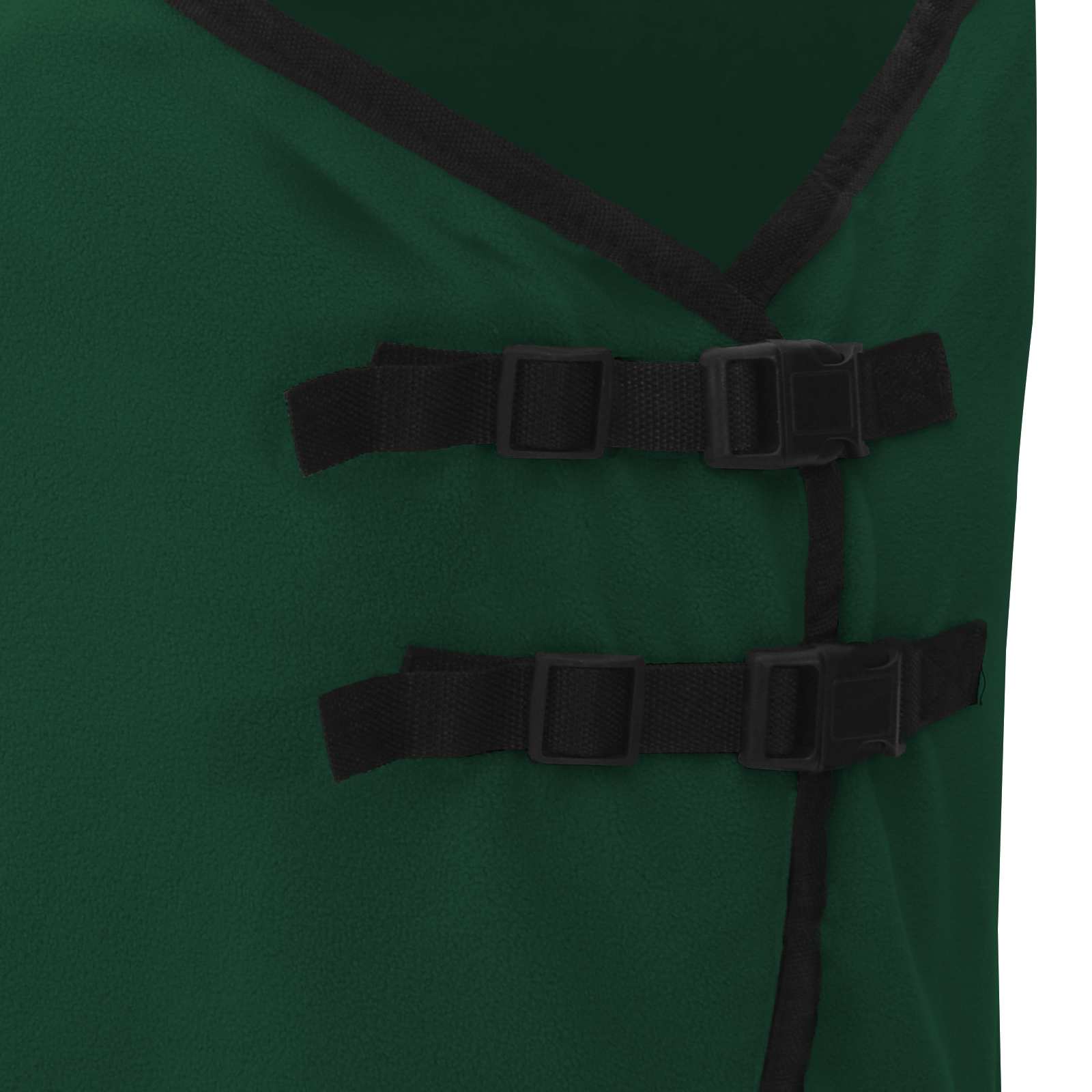 vidaXL Koc dla Koni Pełny ciemnozielony 145 cm Poliester