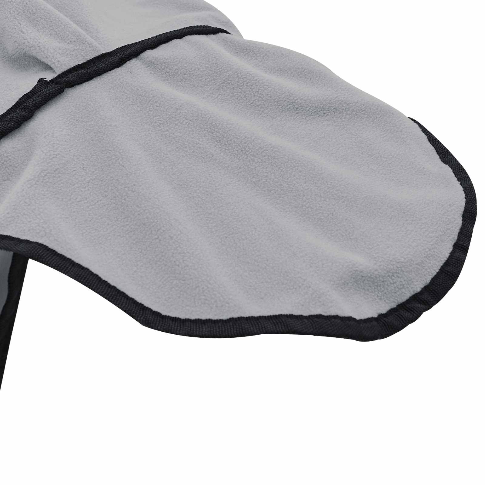 vidaXL Koc dla Koni Pełny jasnoszary i różowy 115 cm Poliester