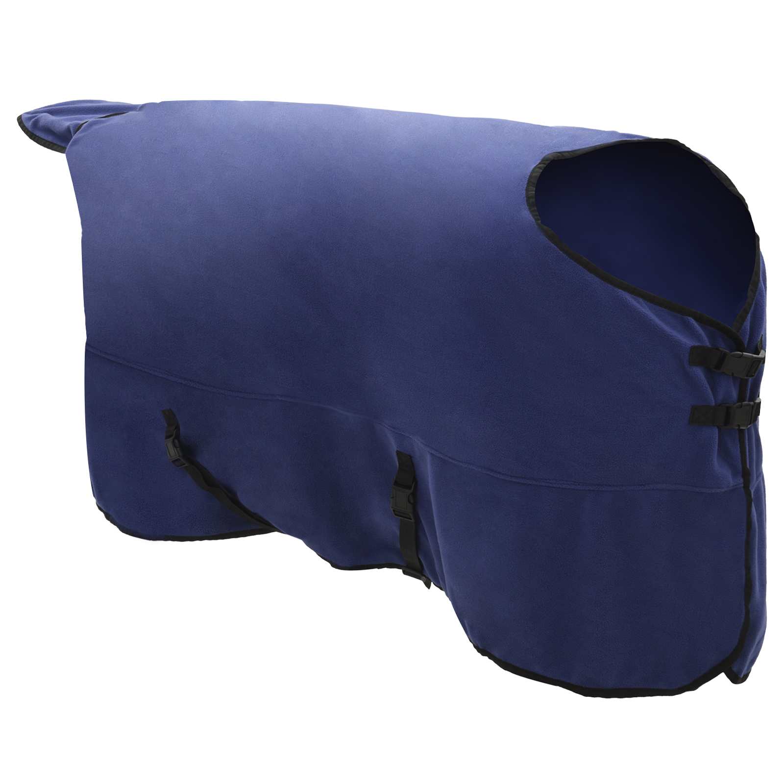 vidaXL Koc dla Koni Granatowy 125 cm Poliester