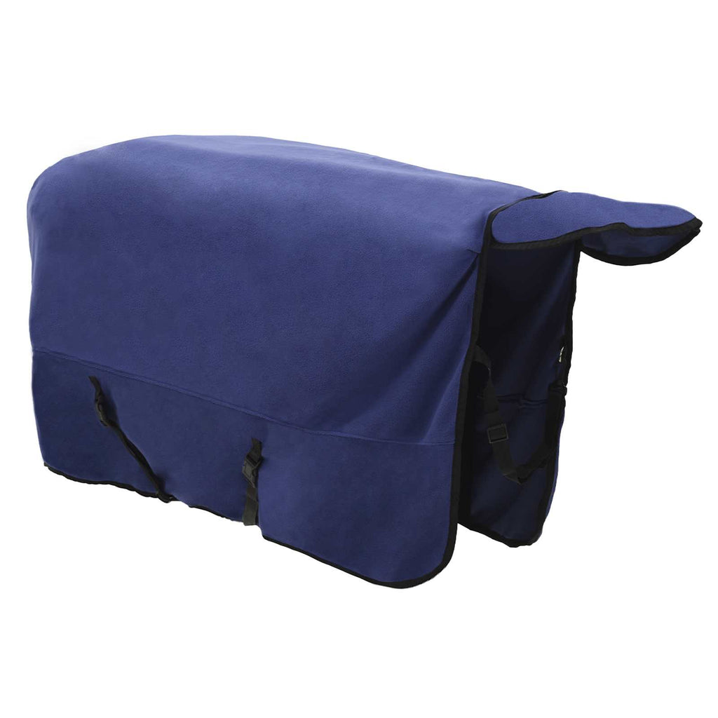 vidaXL Koc dla Koni Granatowy 135 cm Poliester