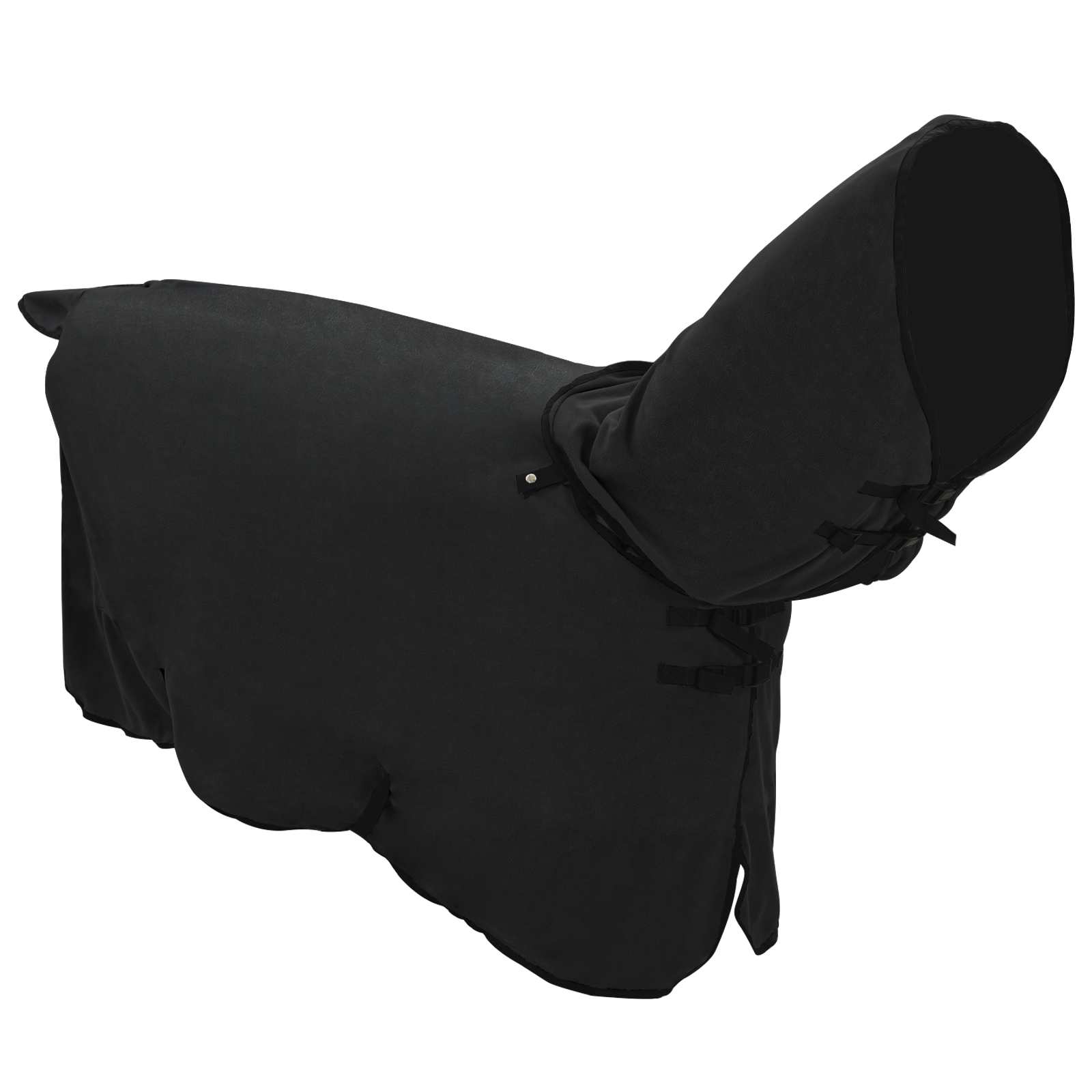 vidaXL Koc dla Koni Czarny 75 cm Poliester