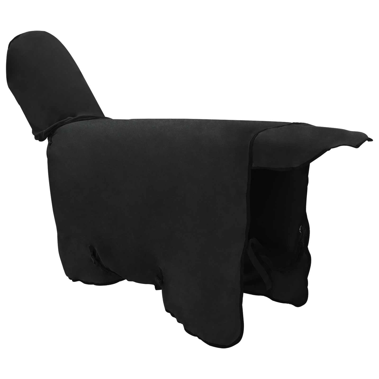 vidaXL Koc dla Koni Czarny 85 cm Poliester