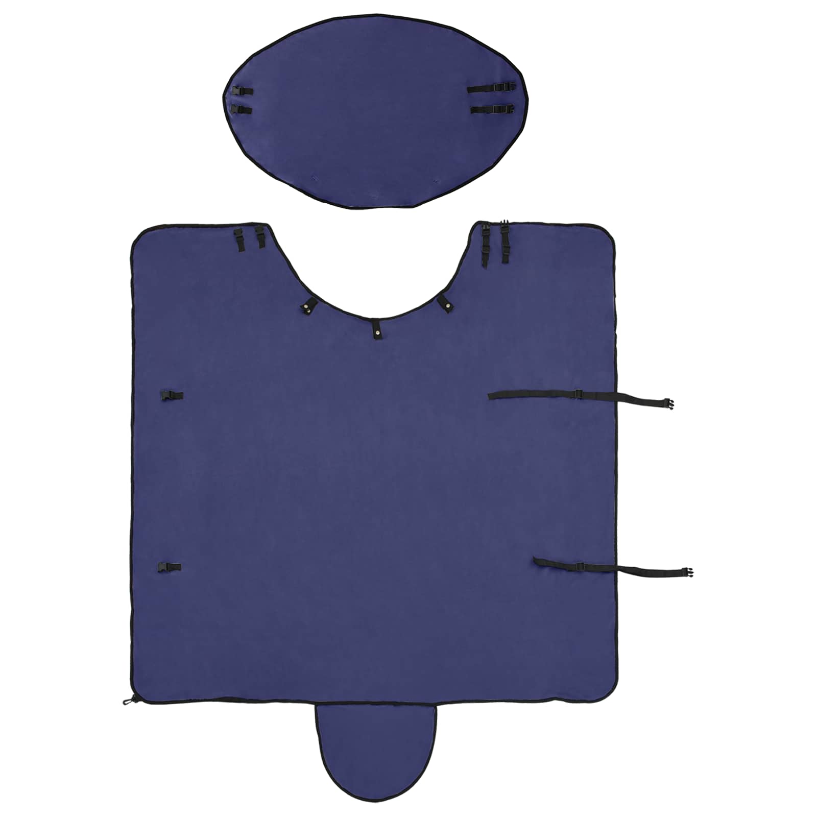 vidaXL Koc dla Koni Granatowy 85 cm Poliester