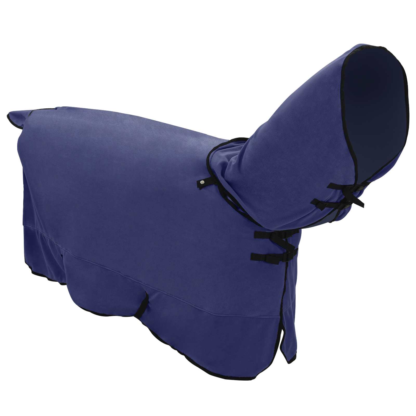 vidaXL Koc dla Koni Granatowy 155 cm Poliester