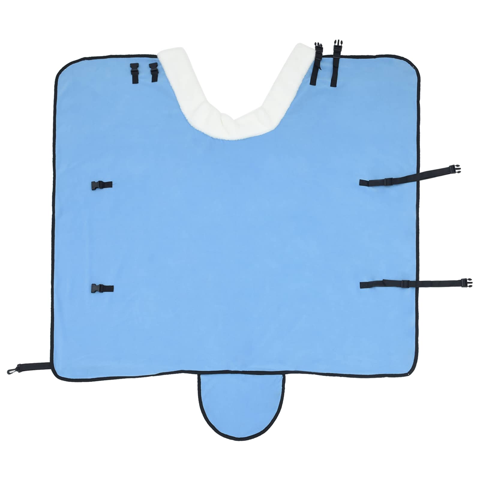 vidaXL Koc dla Koni Pełny Aqua 85 cm Polarowy fleece