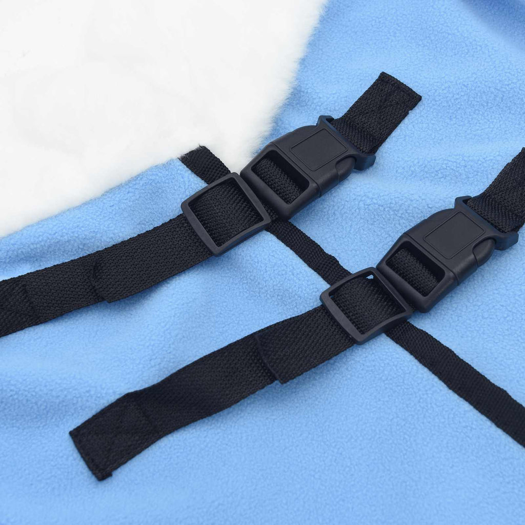 vidaXL Koc dla Koni Pełny Aqua 95 cm Polarowy fleece