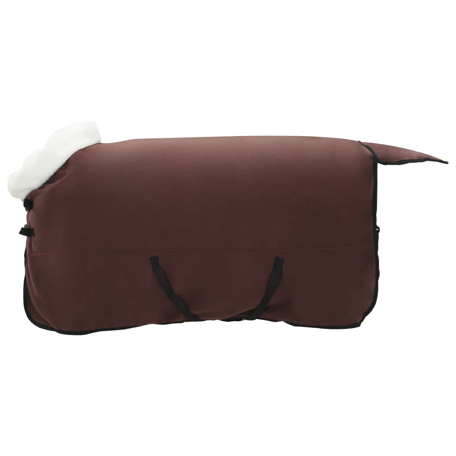vidaXL Koc dla Koni Pełny Ciemny Brąz 135 cm Polarowy fleece
