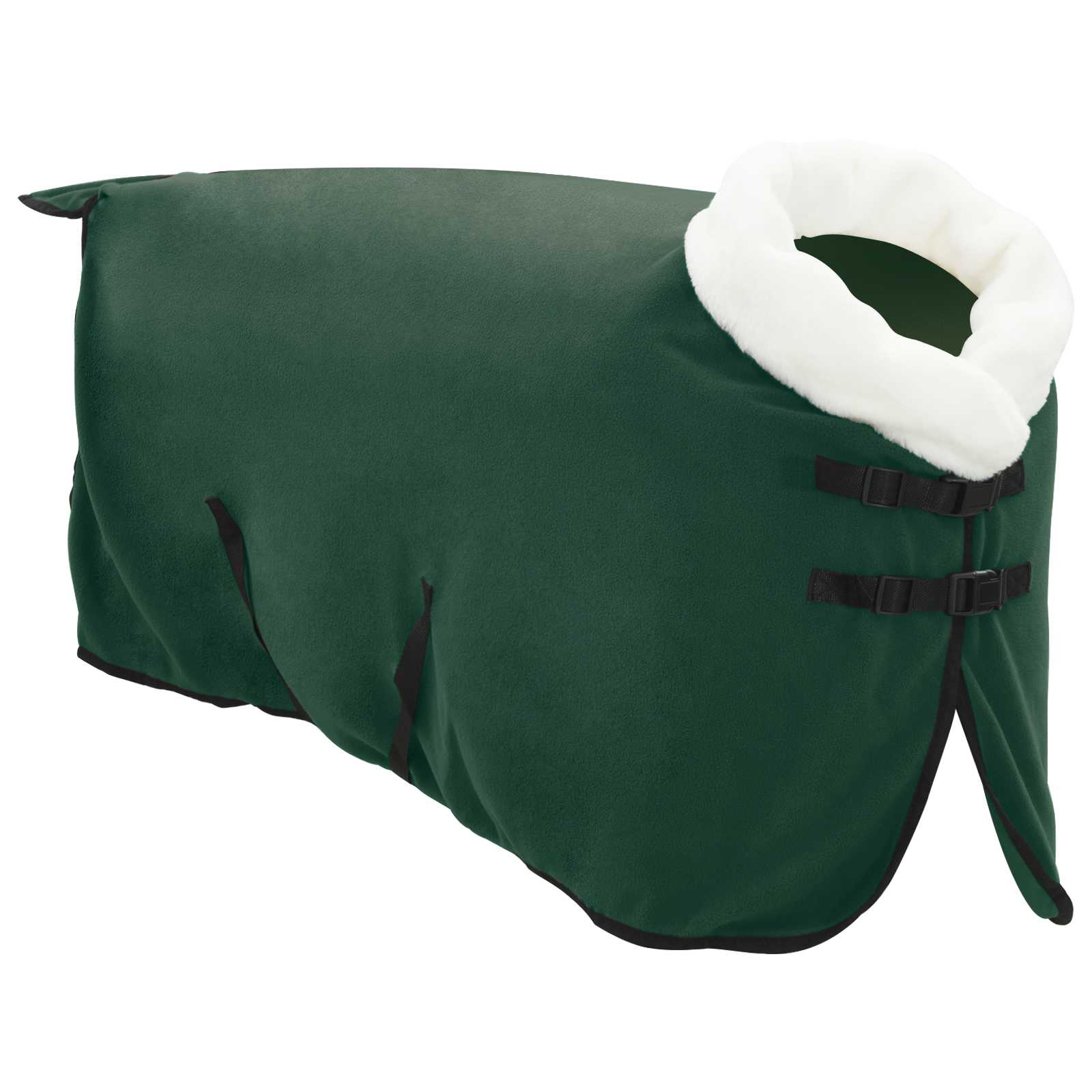 vidaXL Koc dla Koni Pełny ciemnozielony 75 cm Polarowy fleece