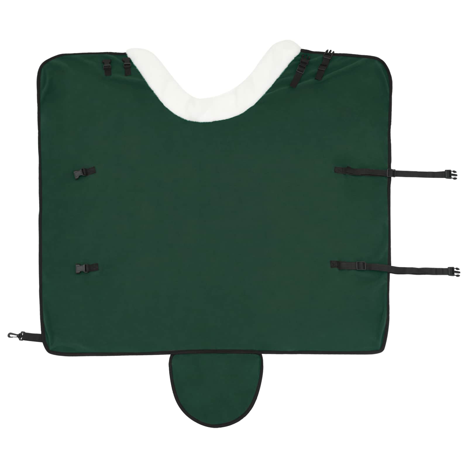 vidaXL Koc dla Koni Pełny ciemnozielony 105 cm Polarowy fleece