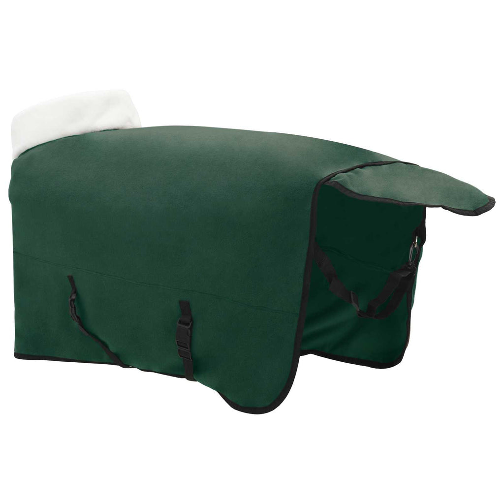 vidaXL Koc dla Koni Pełny ciemnozielony 155 cm Polarowy fleece