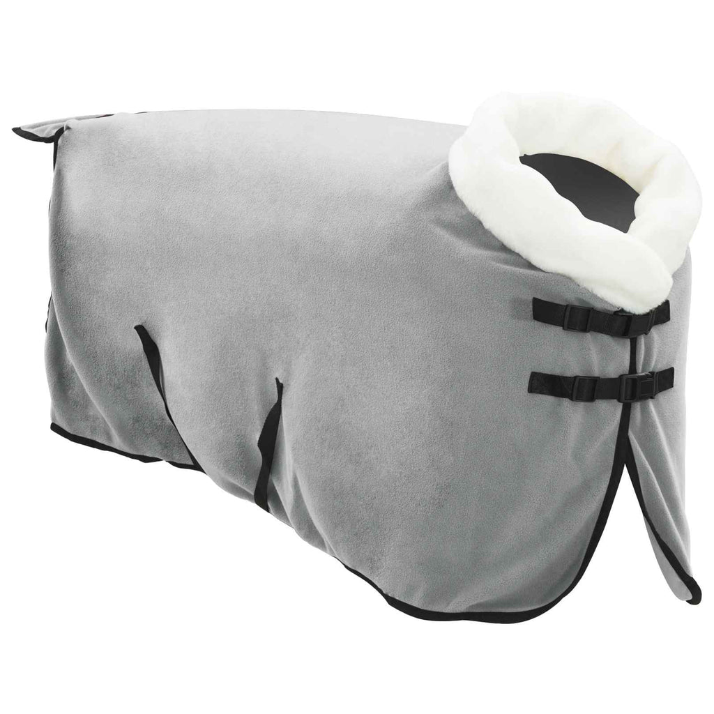 vidaXL Koc dla Koni Pełny ciemnozielony 105 cm Polarowy fleece
