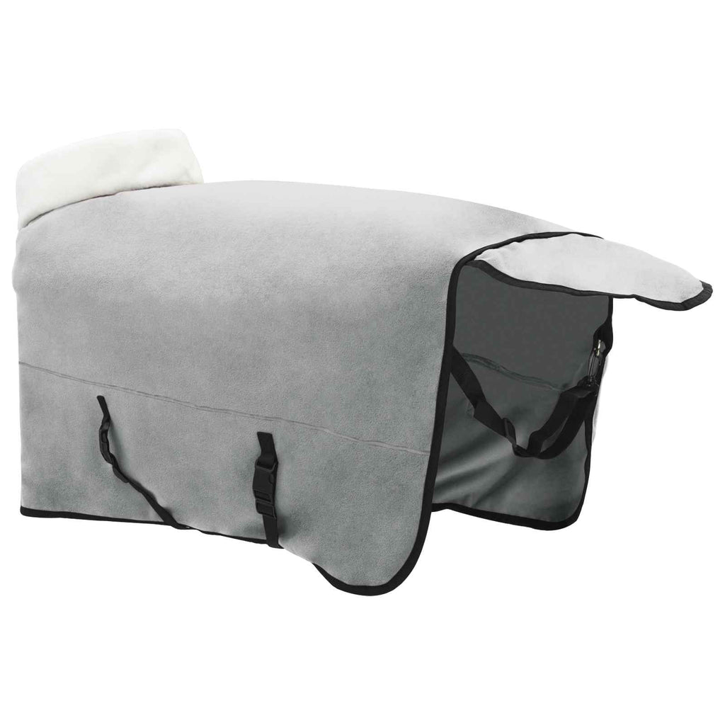 vidaXL Koc dla Koni Pełny ciemnozielony 165 cm Polarowy fleece