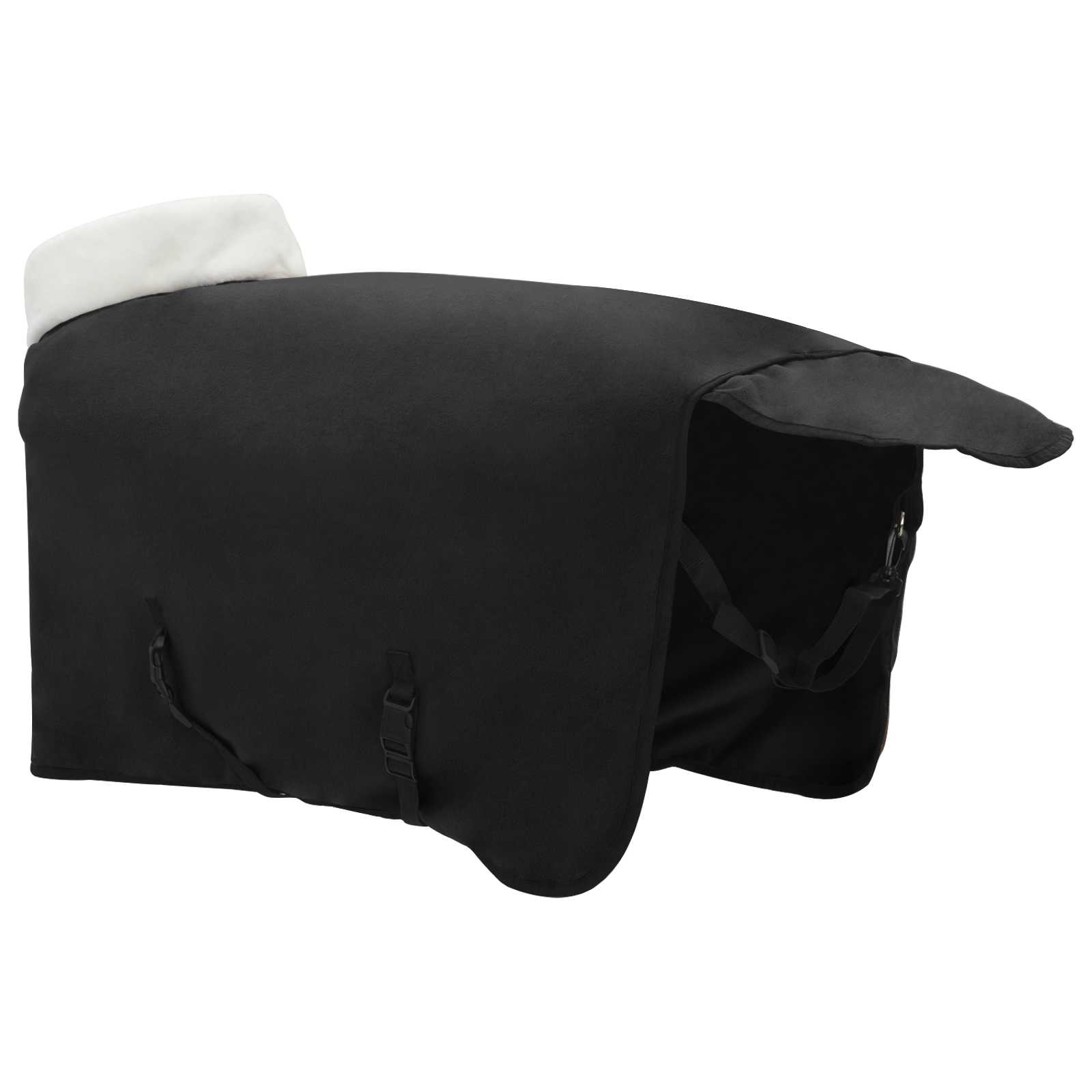 vidaXL Koc dla Koni Czarny 75 cm Polarowy fleece