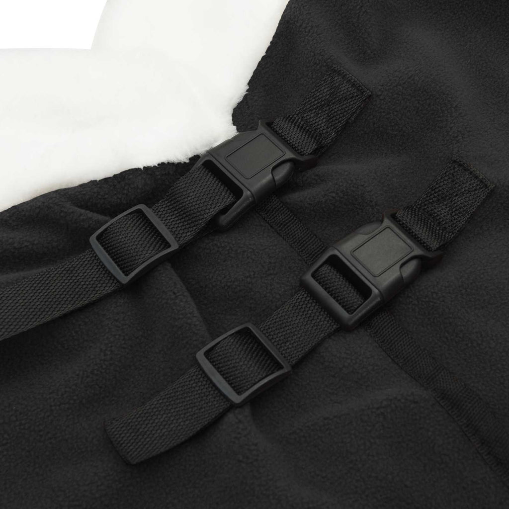vidaXL Koc dla Koni Czarny 95 cm Polarowy fleece