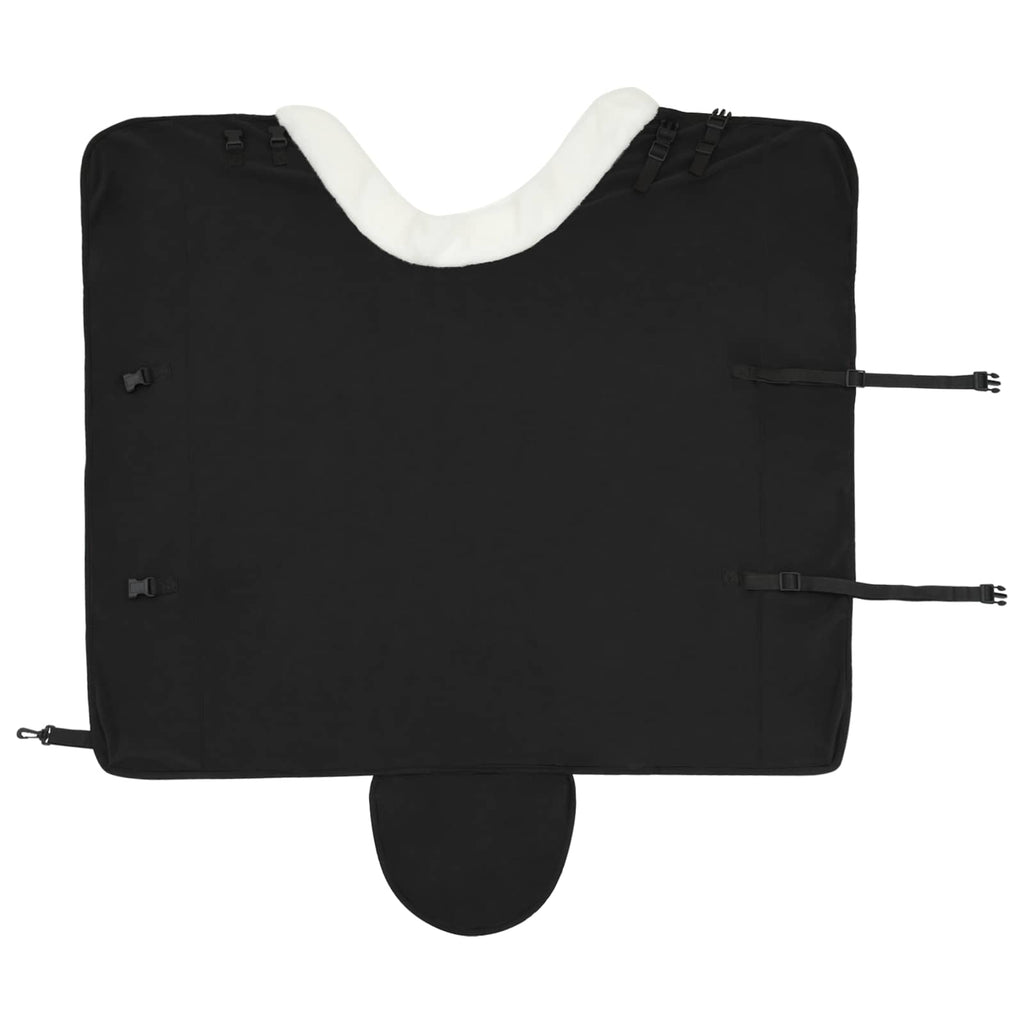 vidaXL Koc dla Koni Czarny 125 cm Polarowy fleece