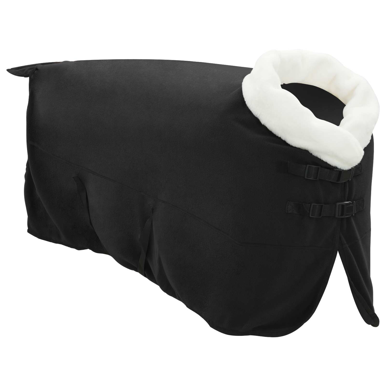 vidaXL Koc dla Koni Czarny 145 cm Polarowy fleece