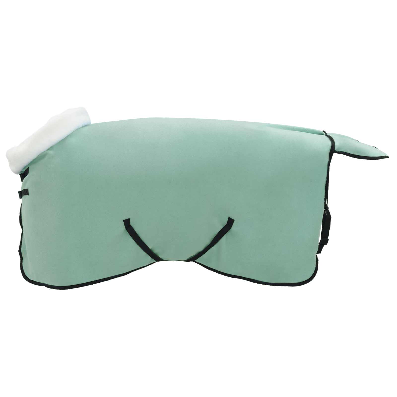 vidaXL Koc dla Koni Pełny ciemnozielony 85 cm Polarowy fleece