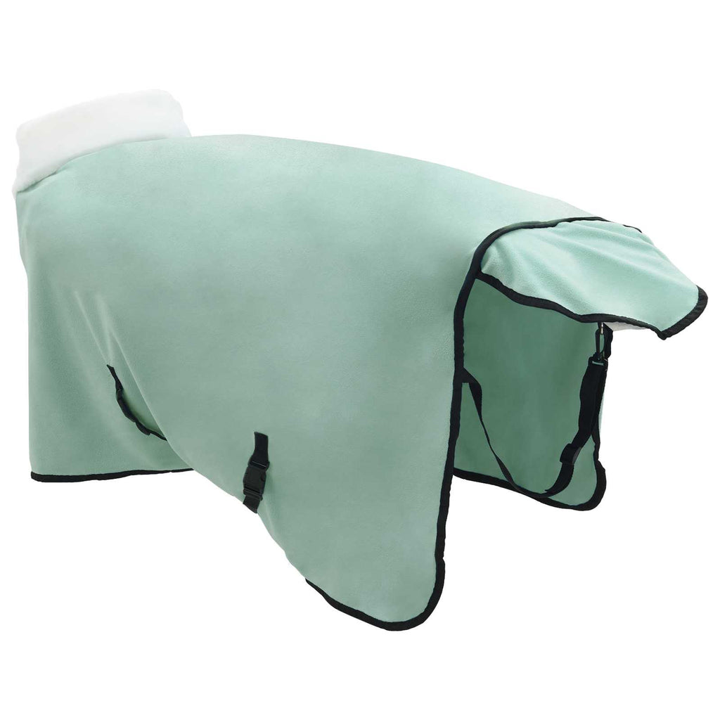 vidaXL Koc dla Koni Pełny ciemnozielony 105 cm Polarowy fleece