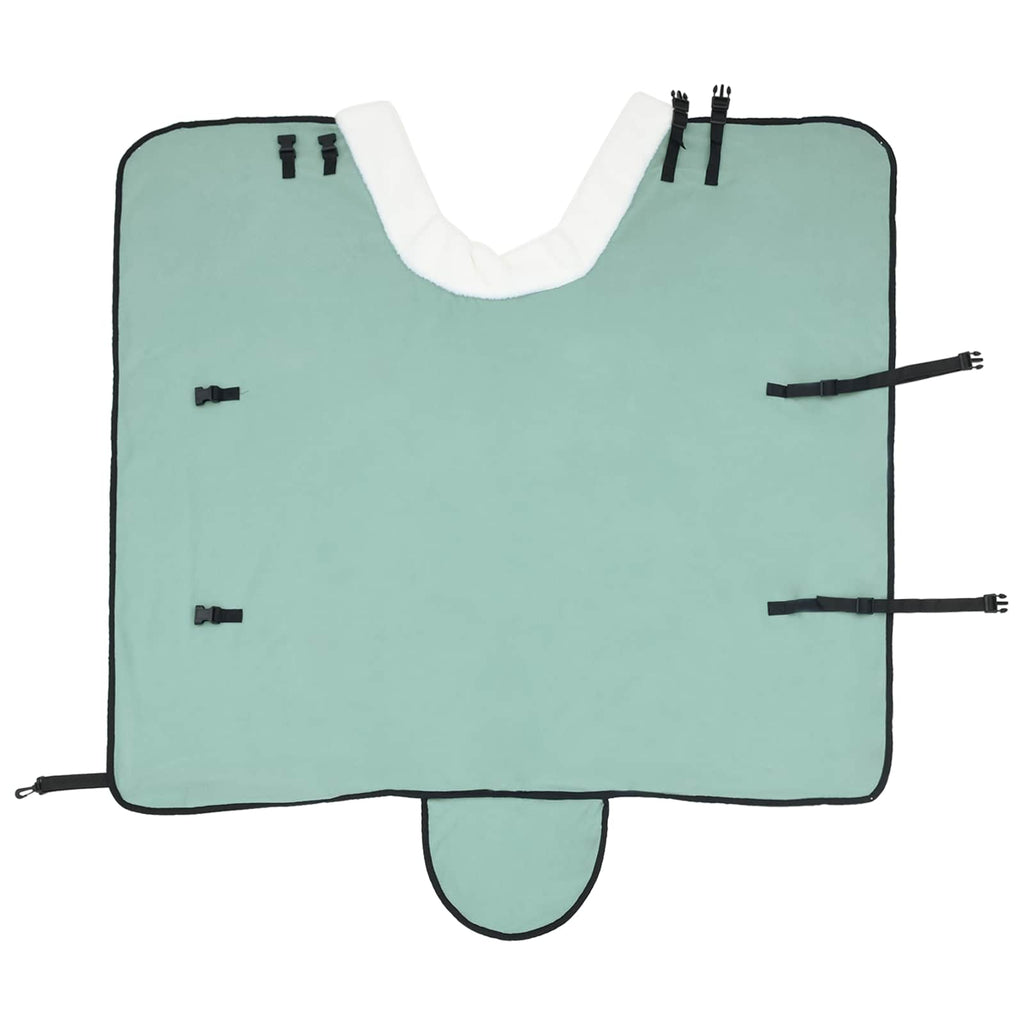 vidaXL Koc dla Koni Pełny ciemnozielony 105 cm Polarowy fleece