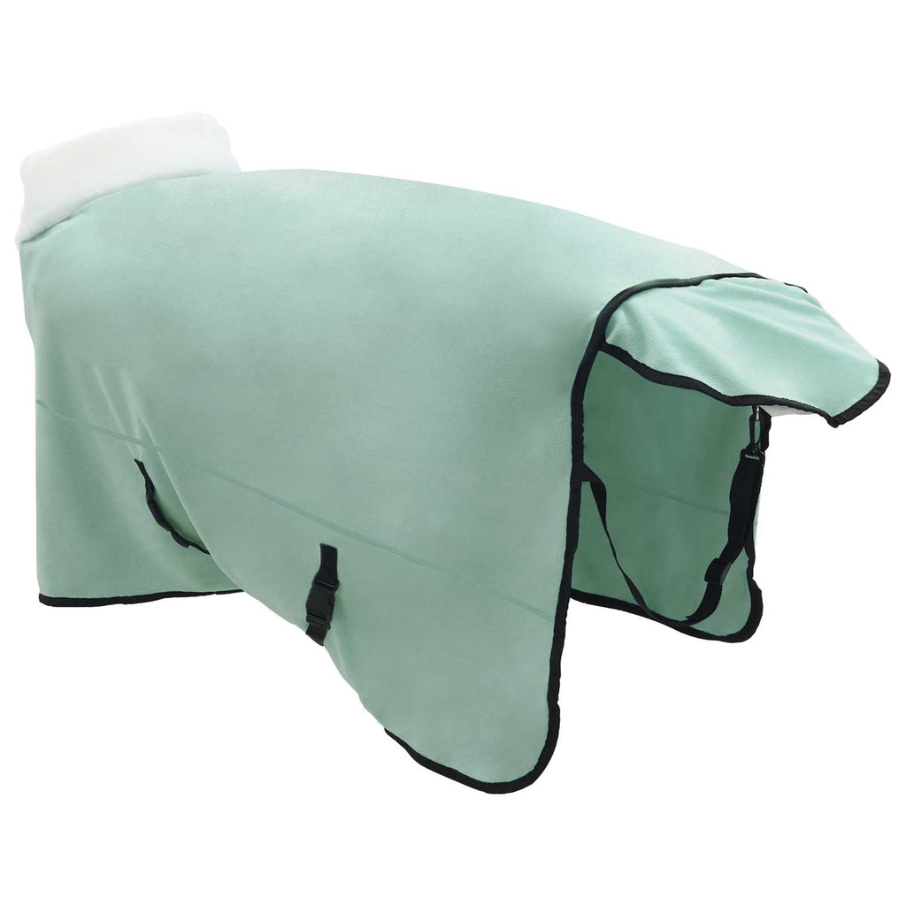 vidaXL Koc dla Koni Pełny ciemnozielony 165 cm Polarowy fleece