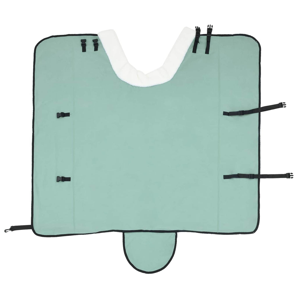 vidaXL Koc dla Koni Pełny ciemnozielony 165 cm Polarowy fleece