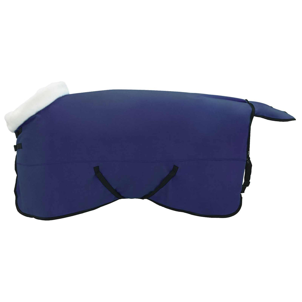 vidaXL Koc dla Koni Granatowy 125 cm Polarowy fleece