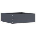 vidaXL Krawężnik do trawnika Antracyt 40 x 40 x 13 cm Stal