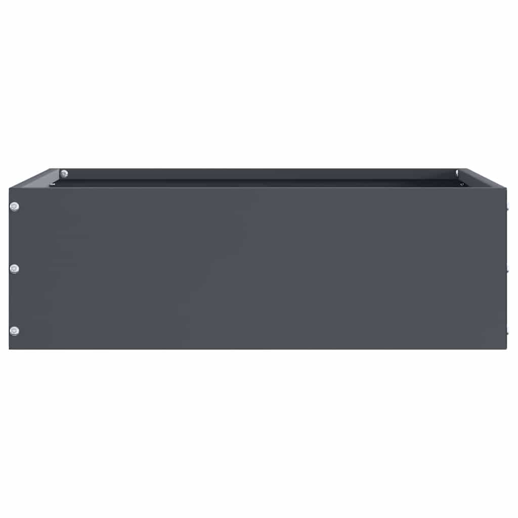 vidaXL Krawężnik do trawnika Antracyt 40 x 40 x 13 cm Stal