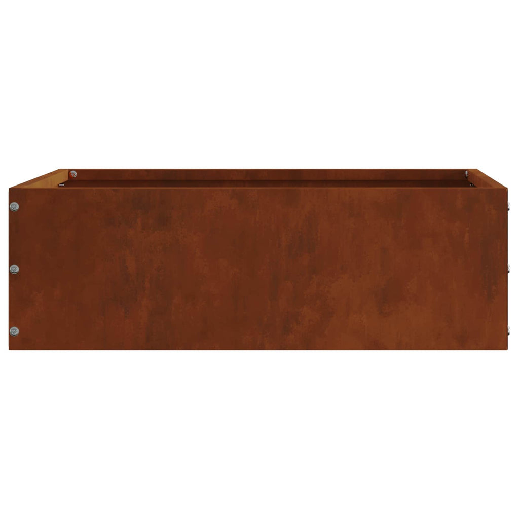 vidaXL Krawężnik do trawnika 6 pcs Rdzawy 40 x 40 x 13 cm