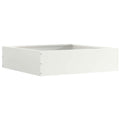 vidaXL Krawężnik do trawnika Biały 50 x 50 x 13 cm Stal