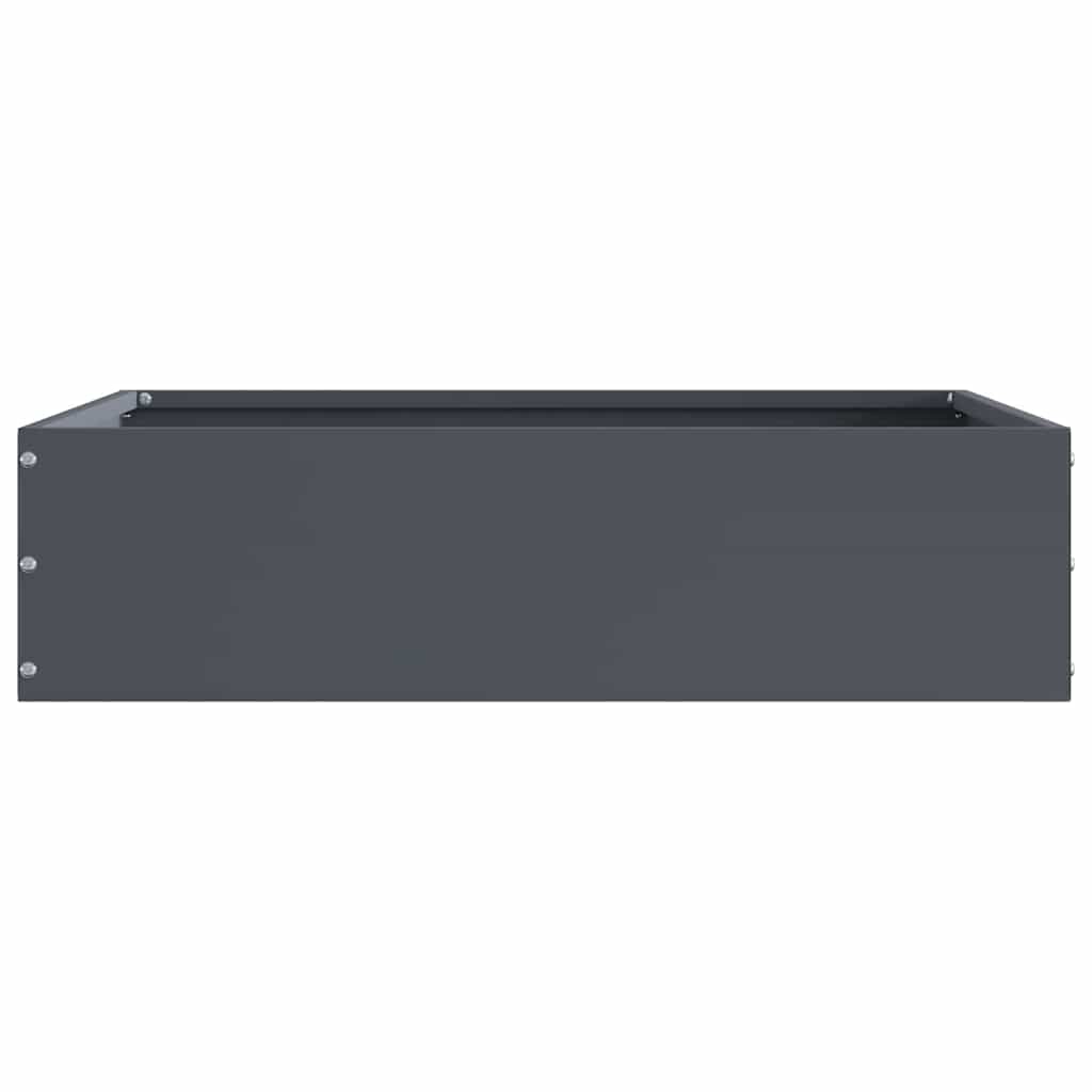 vidaXL Krawężnik do trawnika Antracyt 50 x 50 x 13 cm Stal