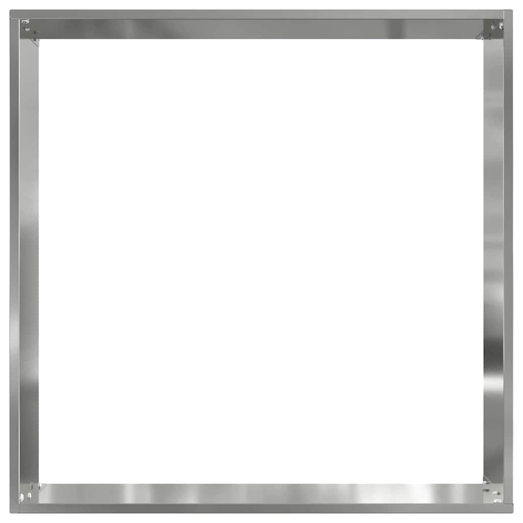 vidaXL Krawężnik do trawnika Srebrny 50 x 50 x 13 cm
