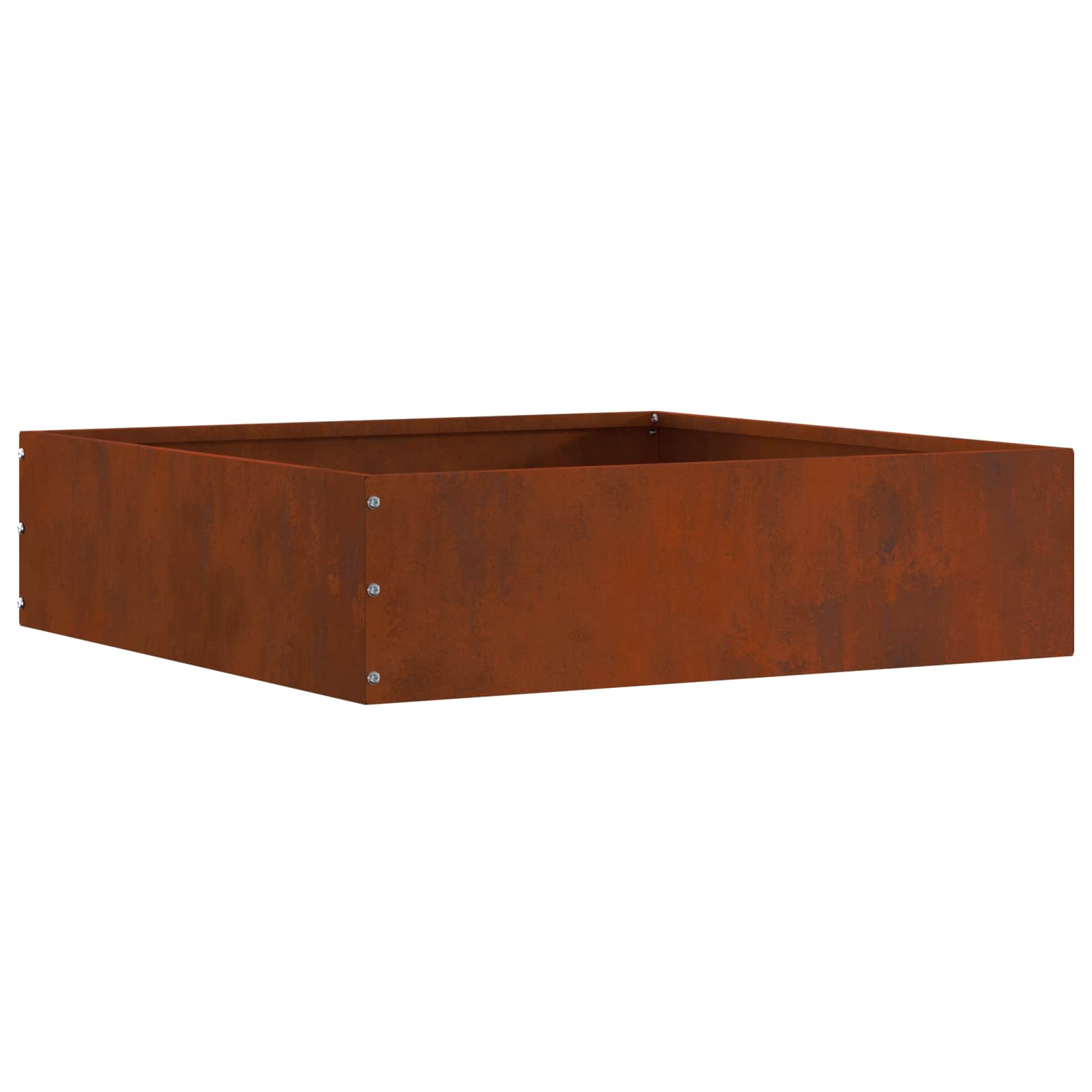 vidaXL Krawężnik do trawnika 6 pcs Rdzawy 50 x 50 x 13 cm