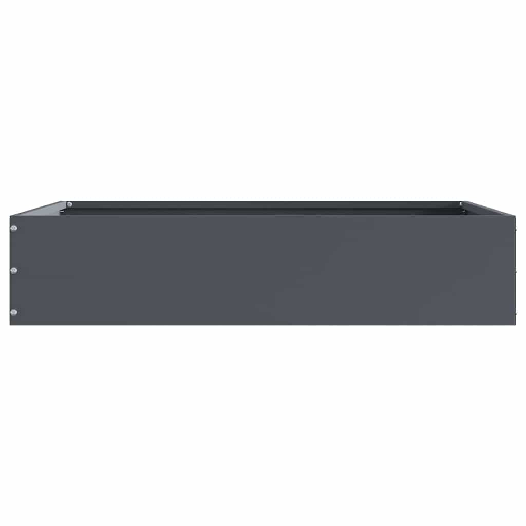 vidaXL Krawężnik do trawnika 6 pcs Antracyt 60 x 60 x 13 cm Stal