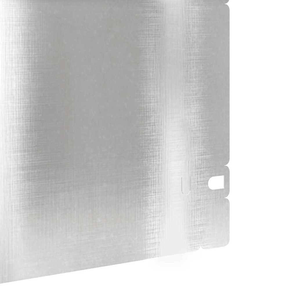 vidaXL Obrzeża trawnikowe 30 pcs Srebrny 103 x 0,05 x 22 cm