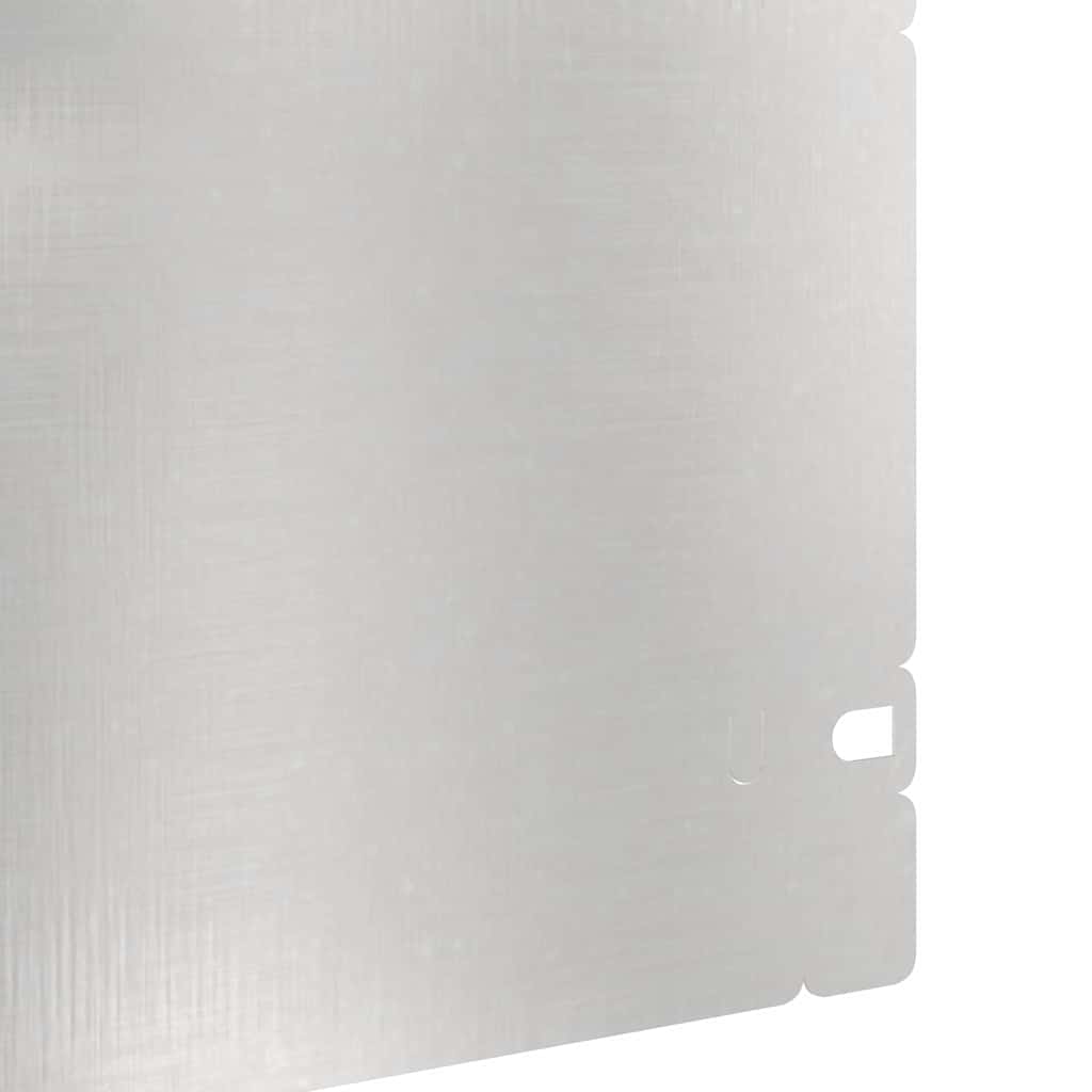 vidaXL Obrzeża trawnikowe 20 pcs Srebrny 103 x 0,05 x 22 cm