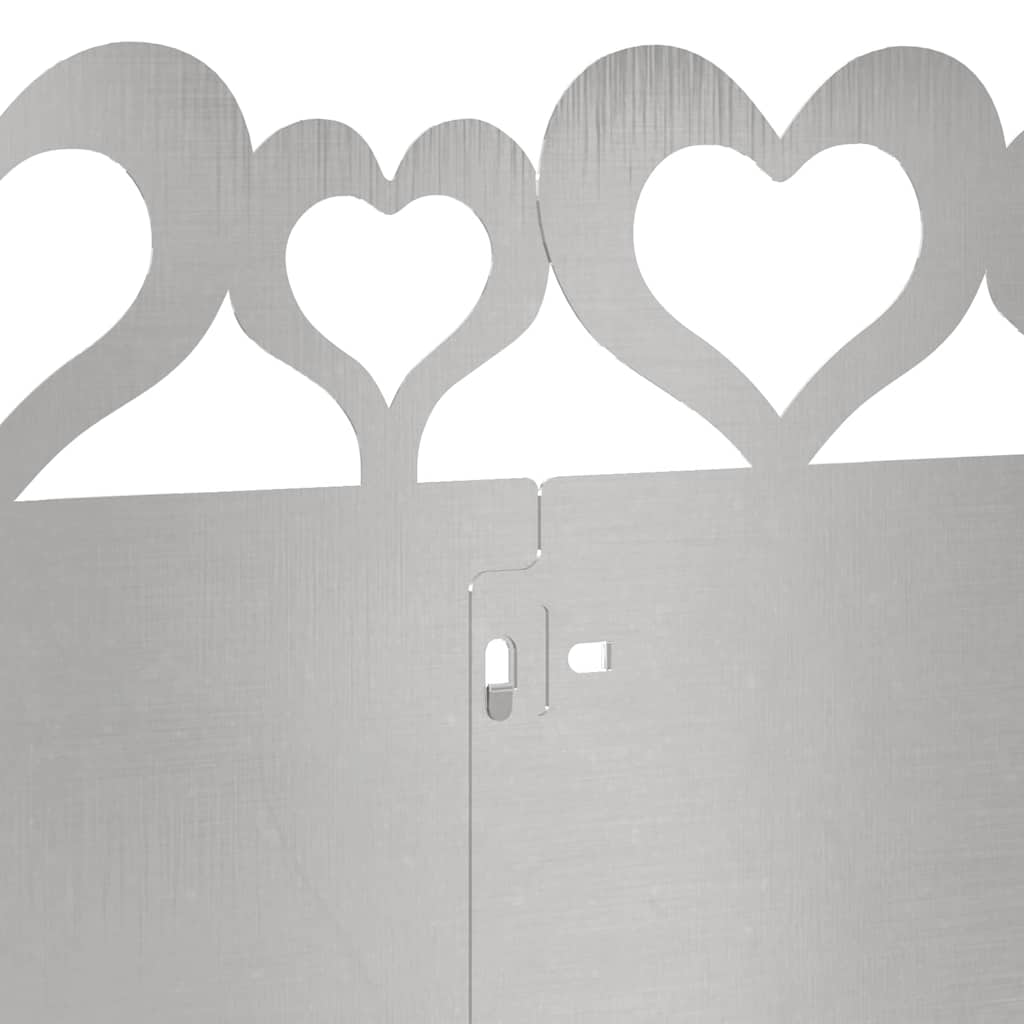 vidaXL Obrzeża trawnikowe 20 pcs Srebrny 103 x 0,05 x 22 cm