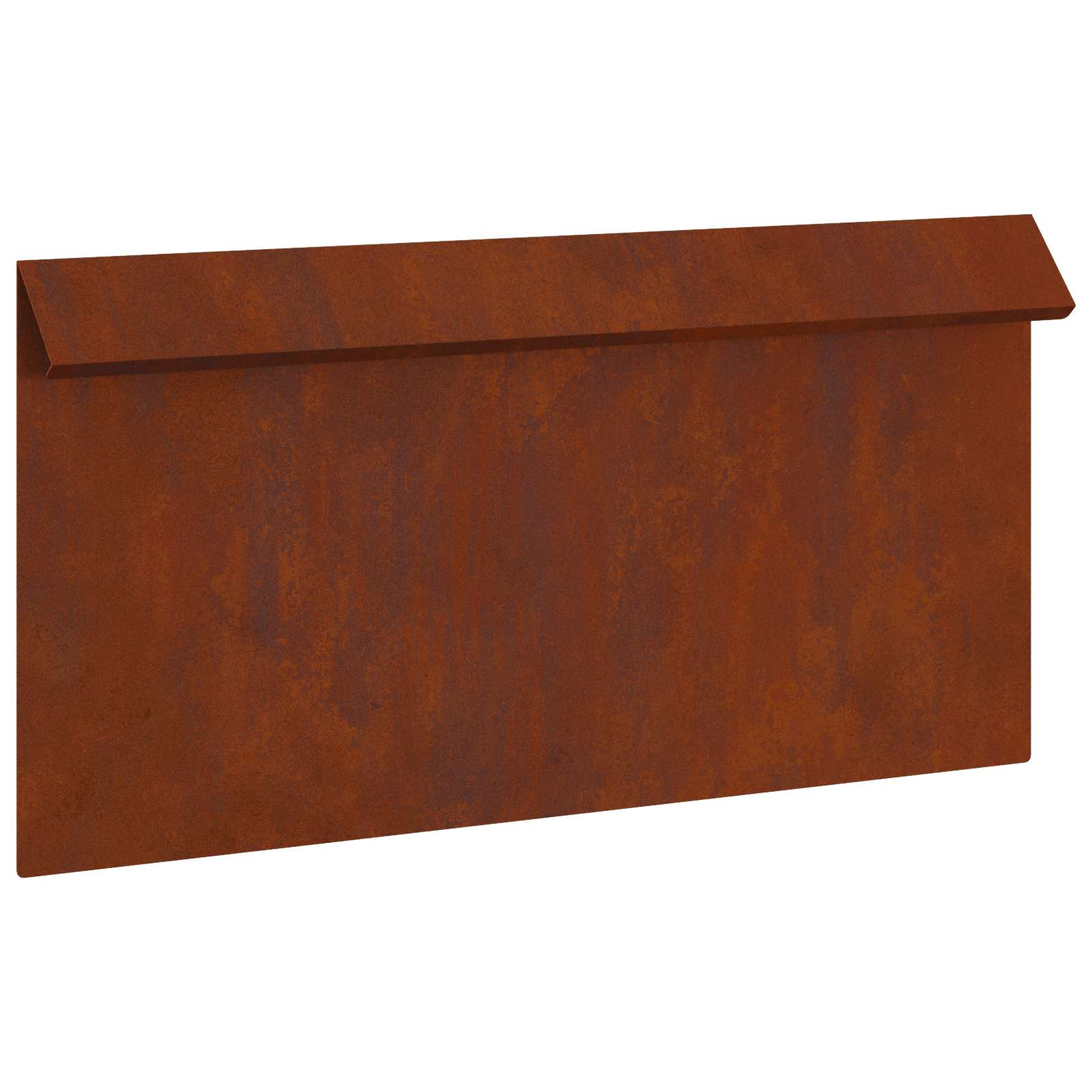 vidaXL Ogrodzenie ślimakowe 16 pcs Rdzawy 50 x 3,5 x 25 cm