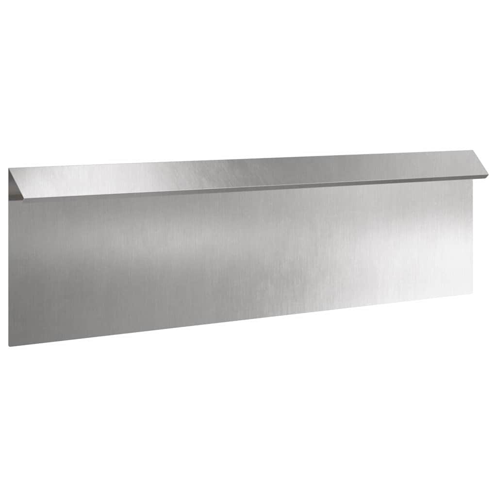 vidaXL Ogrodzenie ślimakowe 16 pcs Srebrny 100 x 3,5 x 25 cm