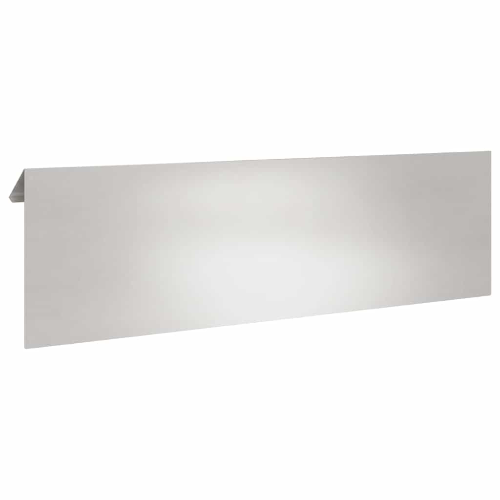 vidaXL Ogrodzenie ślimakowe 16 pcs Srebrny 100 x 3,5 x 25 cm