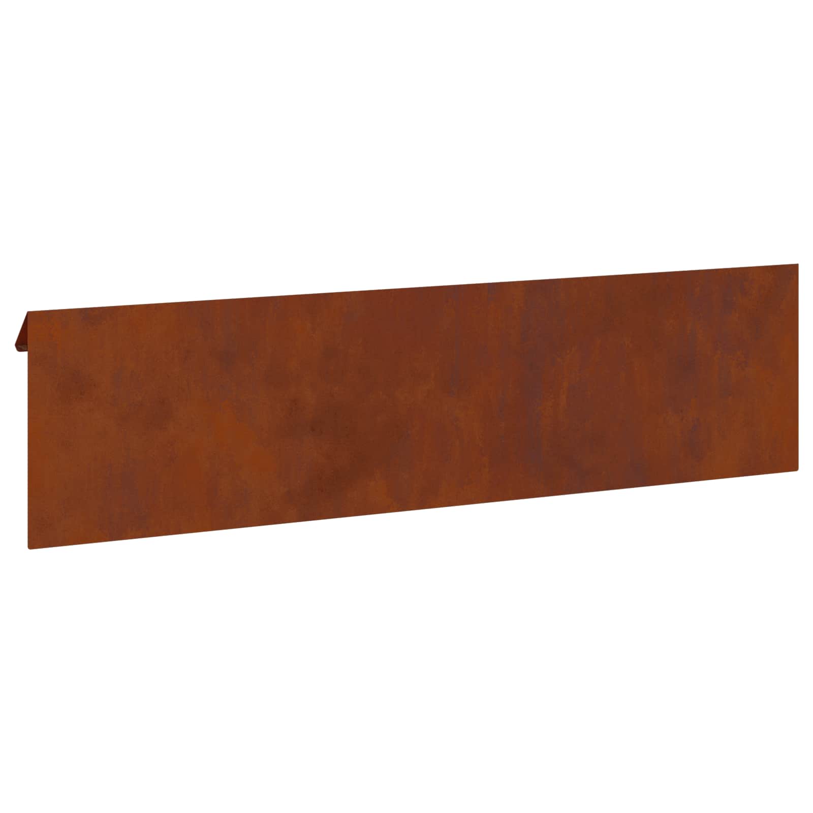 vidaXL Ogrodzenie ślimakowe Rdzawy 100 x 3,5 x 25 cm