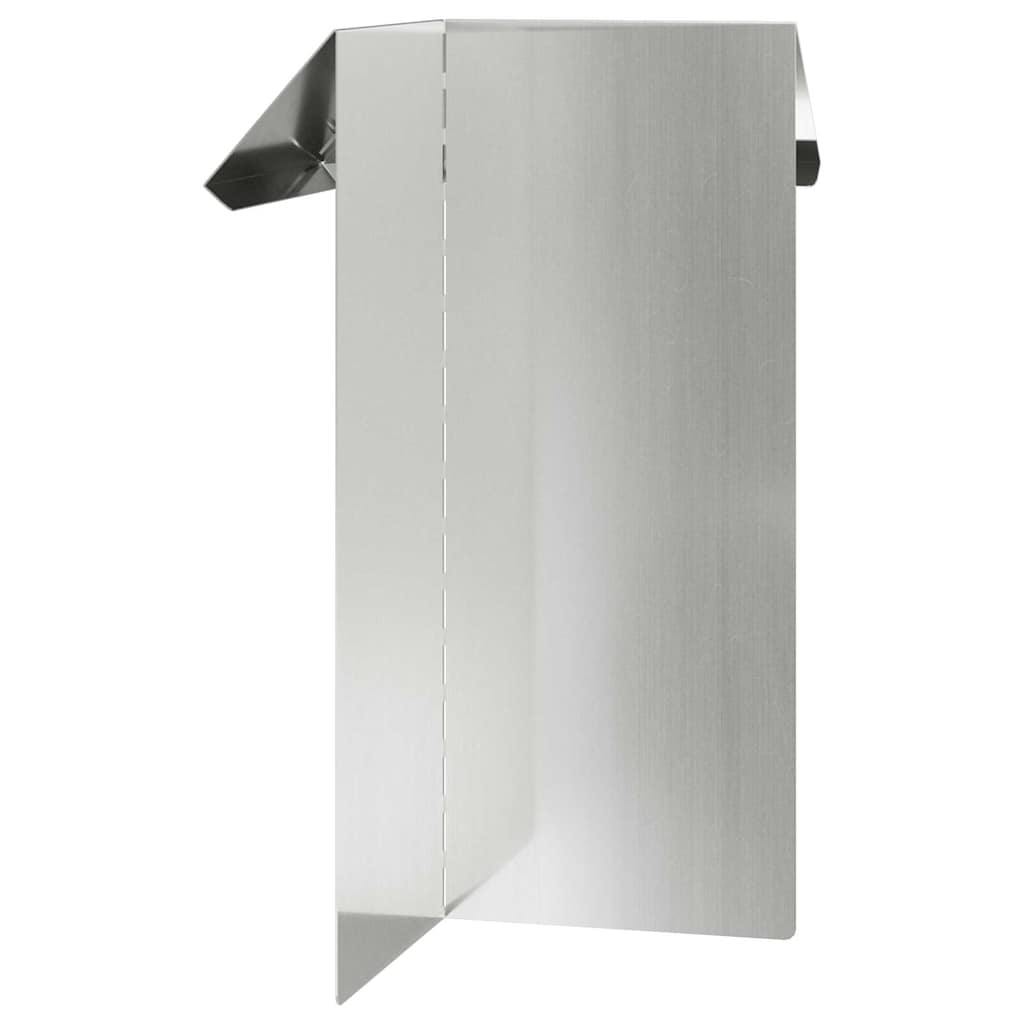vidaXL Ogrodzenie ślimakowe 4 szt. 13,5 x 13,5 x 25 cm Stal ocynkowana