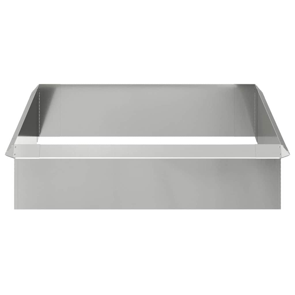 vidaXL Płoty ślimakowe 8 pcs Srebrny Stal Galwanizowana