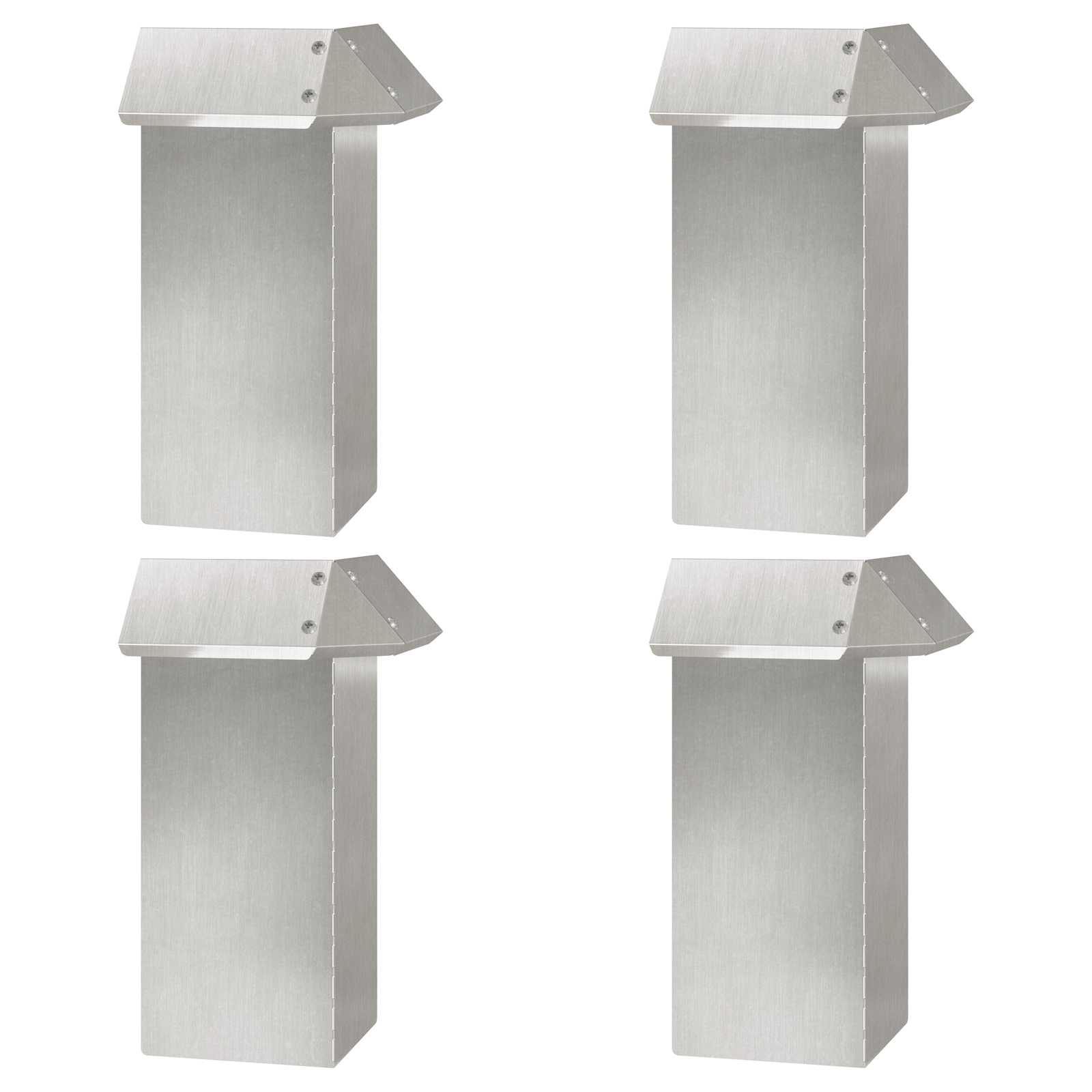 vidaXL Płoty ślimakowe 12 pcs Srebrny Stal nierdzewna
