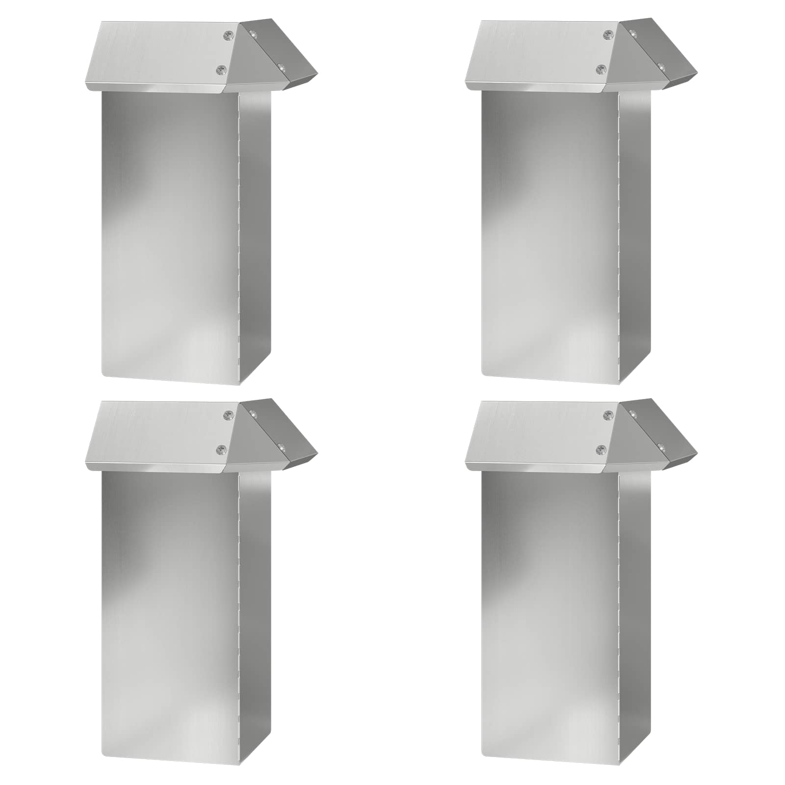 vidaXL Płoty ślimakowe 20 pcs Srebrny Stal Galwanizowana